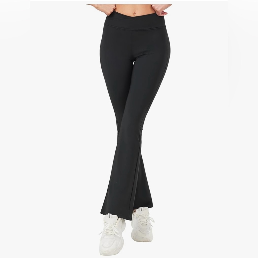 Black Flared Leggings